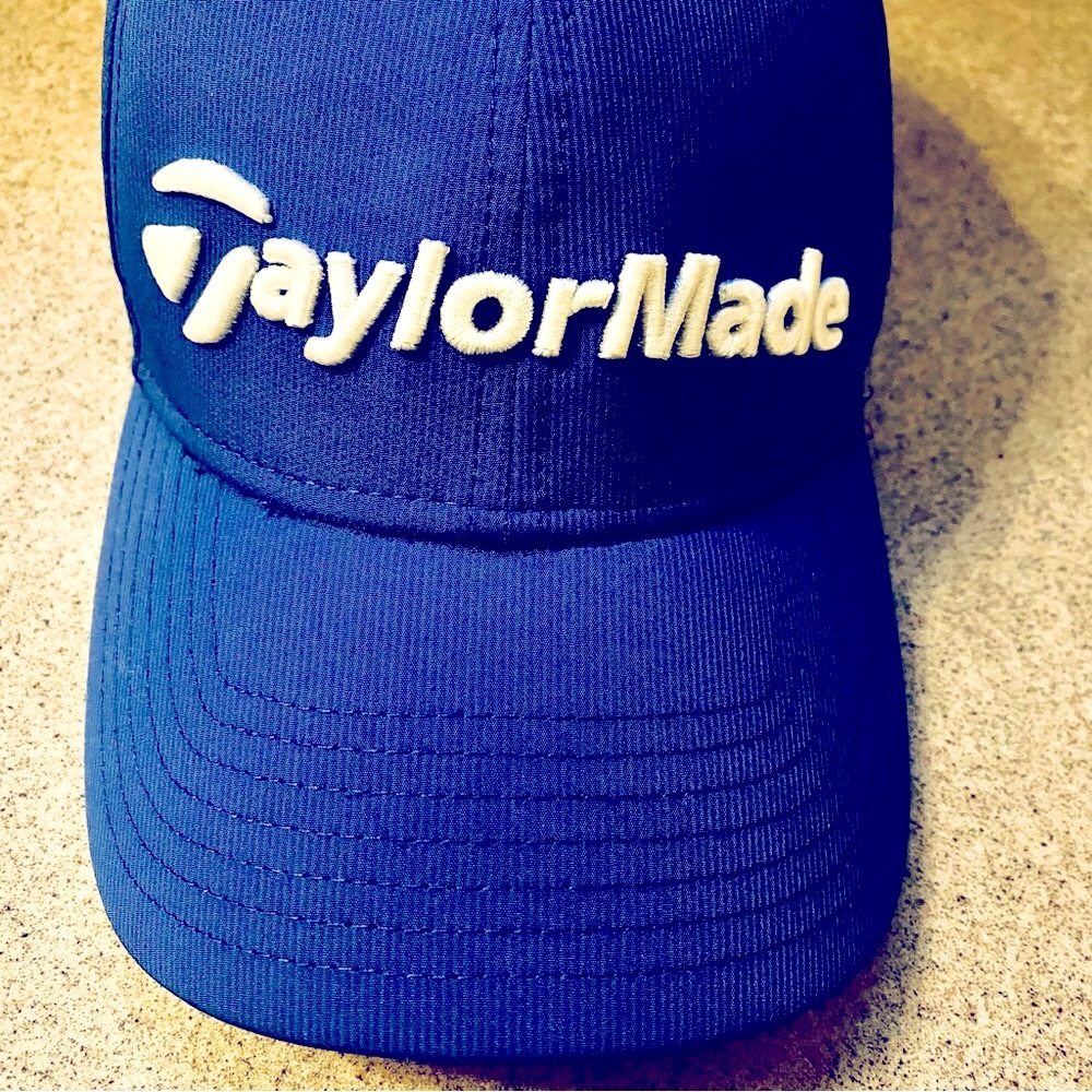 Taylor Made Mens Golf Cap - M3 TP5 New Era Tour Cap  Blue & White Size OS